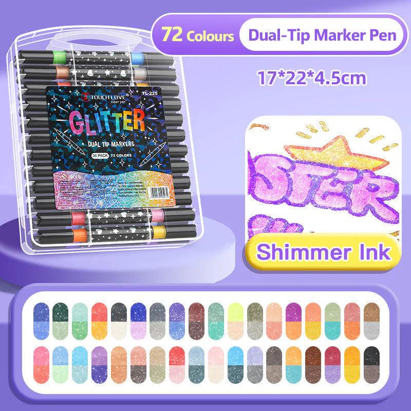 SparkArt – Glitzer-Marker mit zwei Spitzen - Image 11