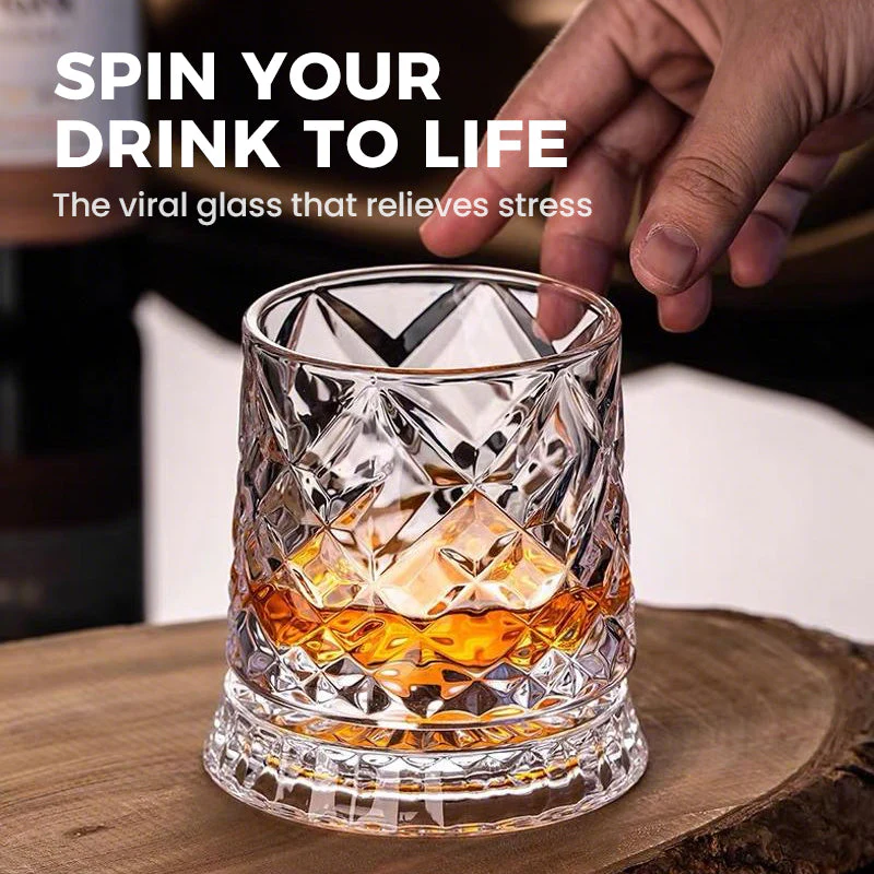 SpinMaster Whiskeyglas – Geschmack entfalten, Ruhe spüren | 2+1 GRATIS - Image 4