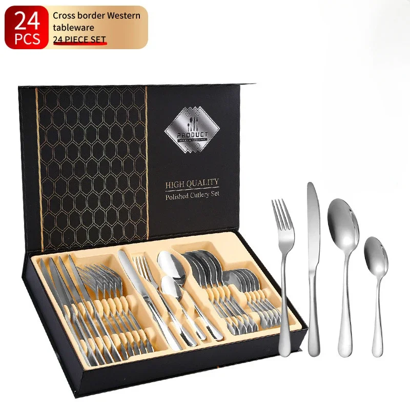 SteelElegance™ – 24-teiligen Edelstahl-Besteckset | 50% Rabatt - Image 12