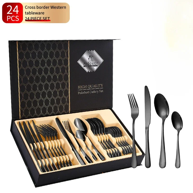 SteelElegance™ – 24-teiligen Edelstahl-Besteckset | 50% Rabatt - Image 16