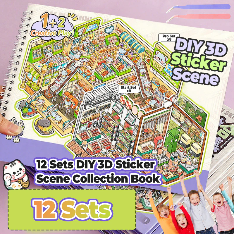 StickerMagic – DIY 12-teiliger Aufkleber-Set