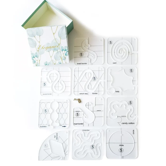StitchCraft — Quilt-Schablonenset 12 Stück | 50% RABATT - Image 9