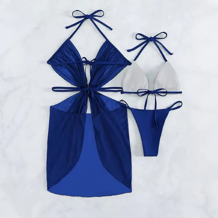 SunShape™ – Verstellbares Halterneck Bikini-Set (3-teilig) | 50% Rabatt - Image 4