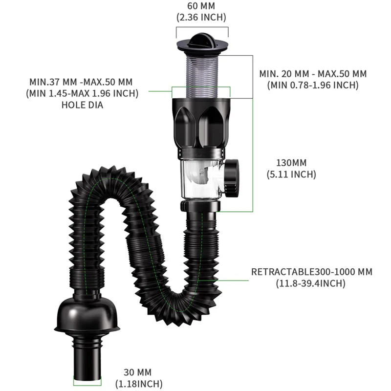 DrainPro – Teleskop Geruchsverschluss Rohr | 1+1 GRATIS - Image 8
