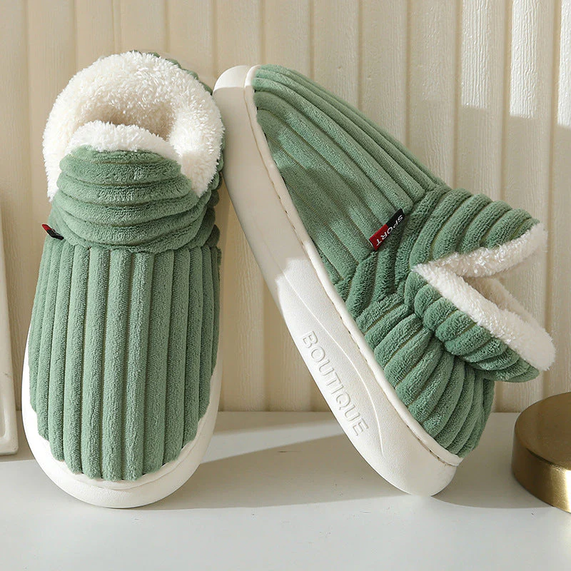 Therapeutische flauschige Fleece Winter Sloffen - Image 2
