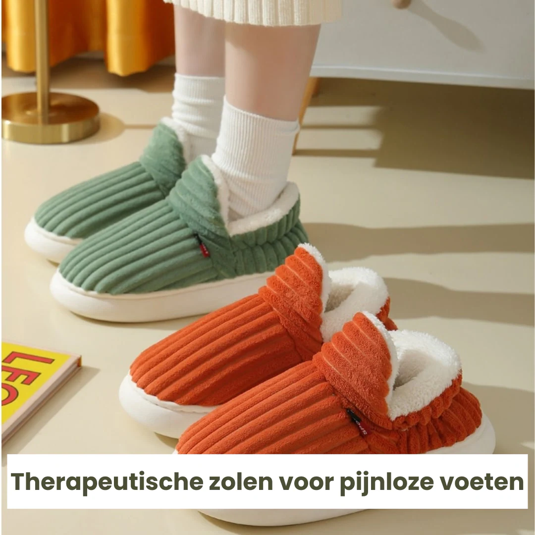 Therapeutische flauschige Fleece Winter Sloffen - Image 6