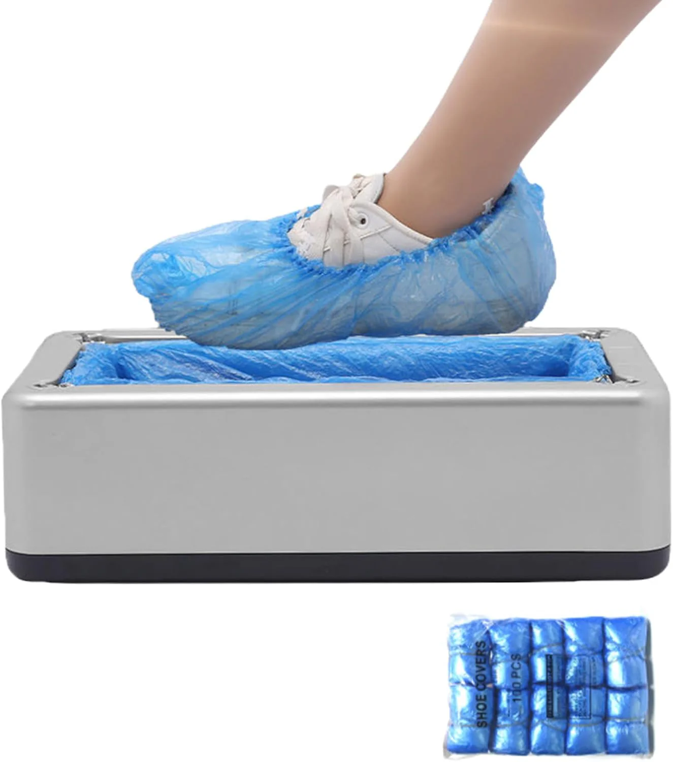 Tragbare Schuhabdeckungsmaschine - Hygienisch und Bückenfrei, 30 Überzüge - Image 3