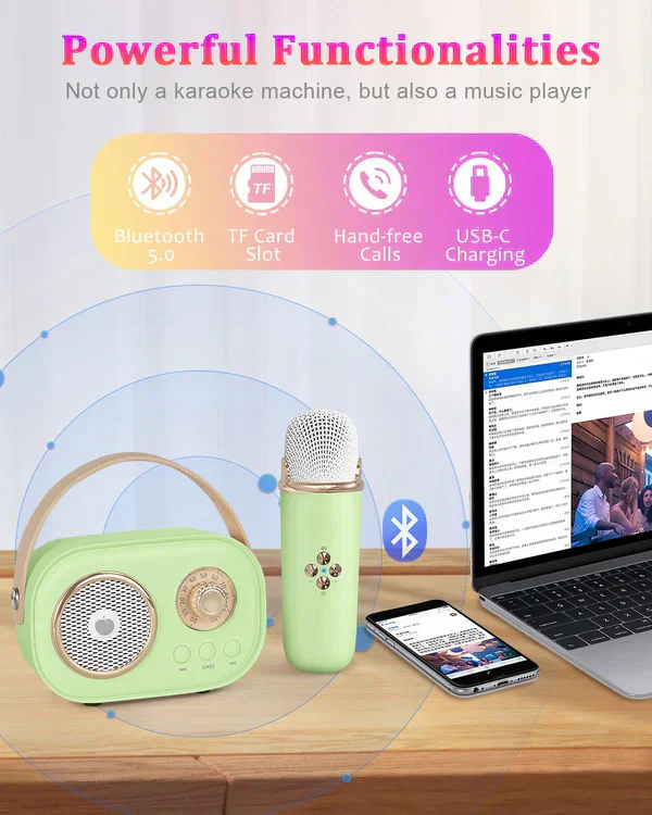 Ultimativer Karaoke-Bluetooth-Lautsprecher | 50% RABATT - Image 3