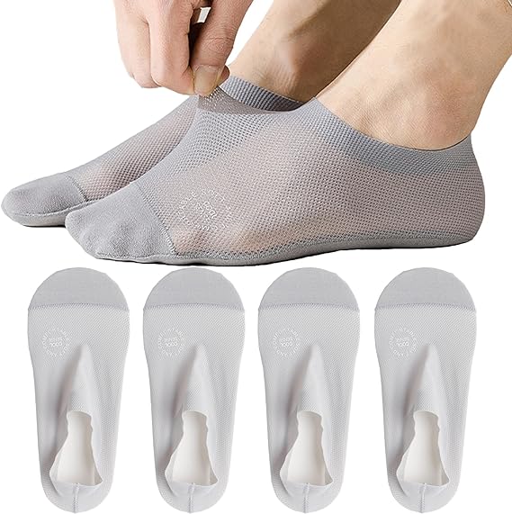 🔥Ultradünne Liner-Socken, rutschfeste Füßlinge aus Nylon - Image 10