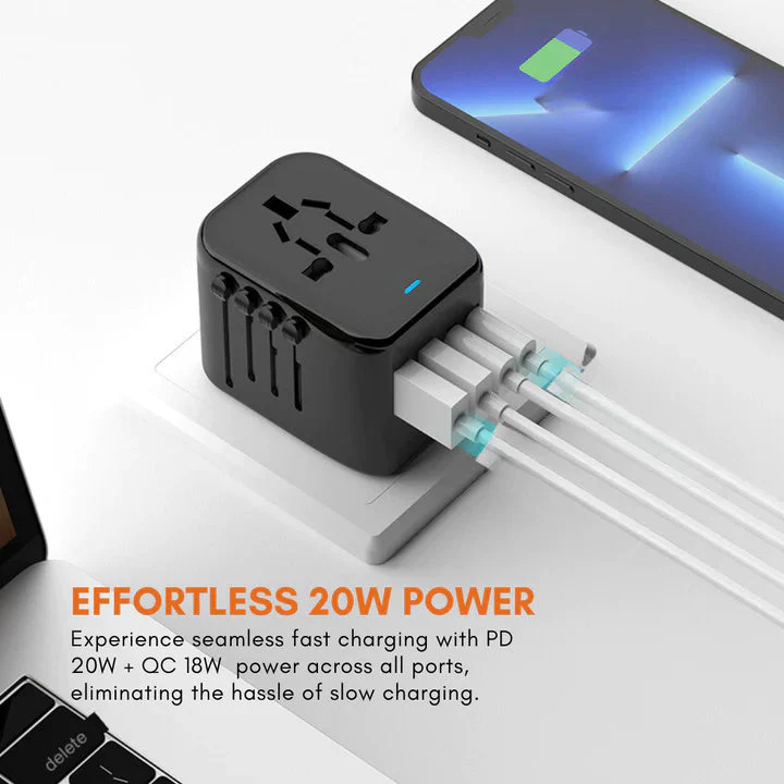 Universal 100V-220V Smart Travel Adapter Spannungswandler - Image 8