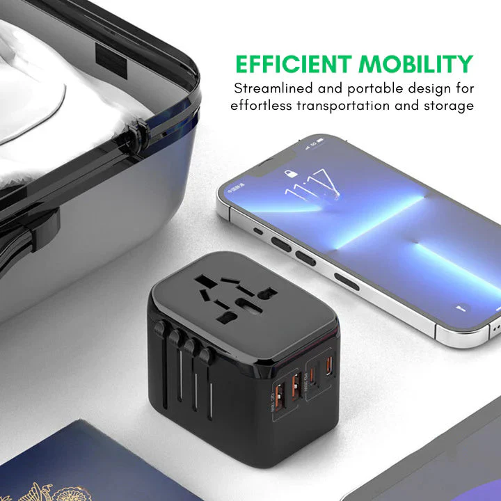 Universal 100V-220V Smart Travel Adapter Spannungswandler - Image 9