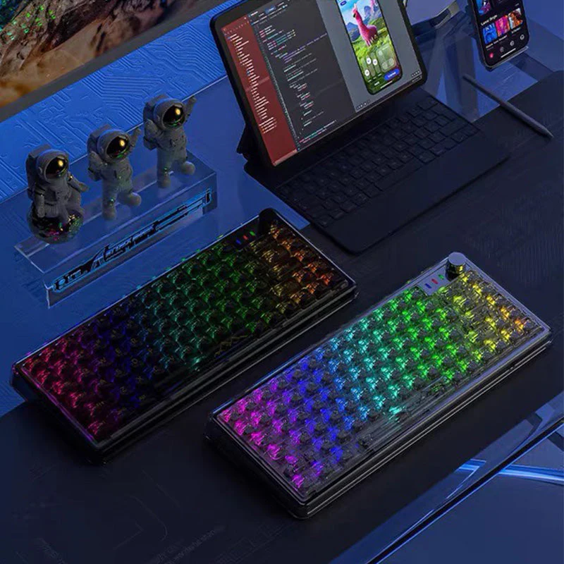 Universal transparente mechanische Tastatur mit RGB Hintergrundbeleuchtung - Image 8
