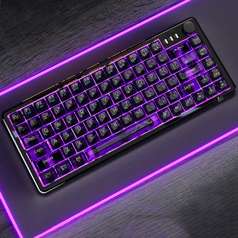 Universal transparente mechanische Tastatur mit RGB Hintergrundbeleuchtung - Image 9
