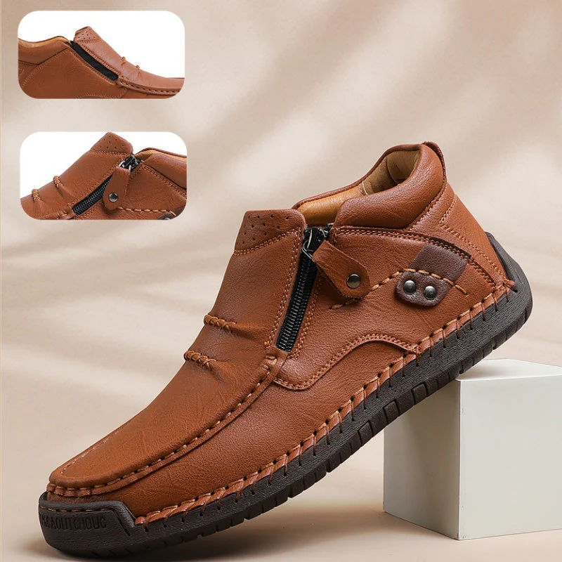 Jacob – Retro-inspirierte PU-Herrenschuhe - Image 7