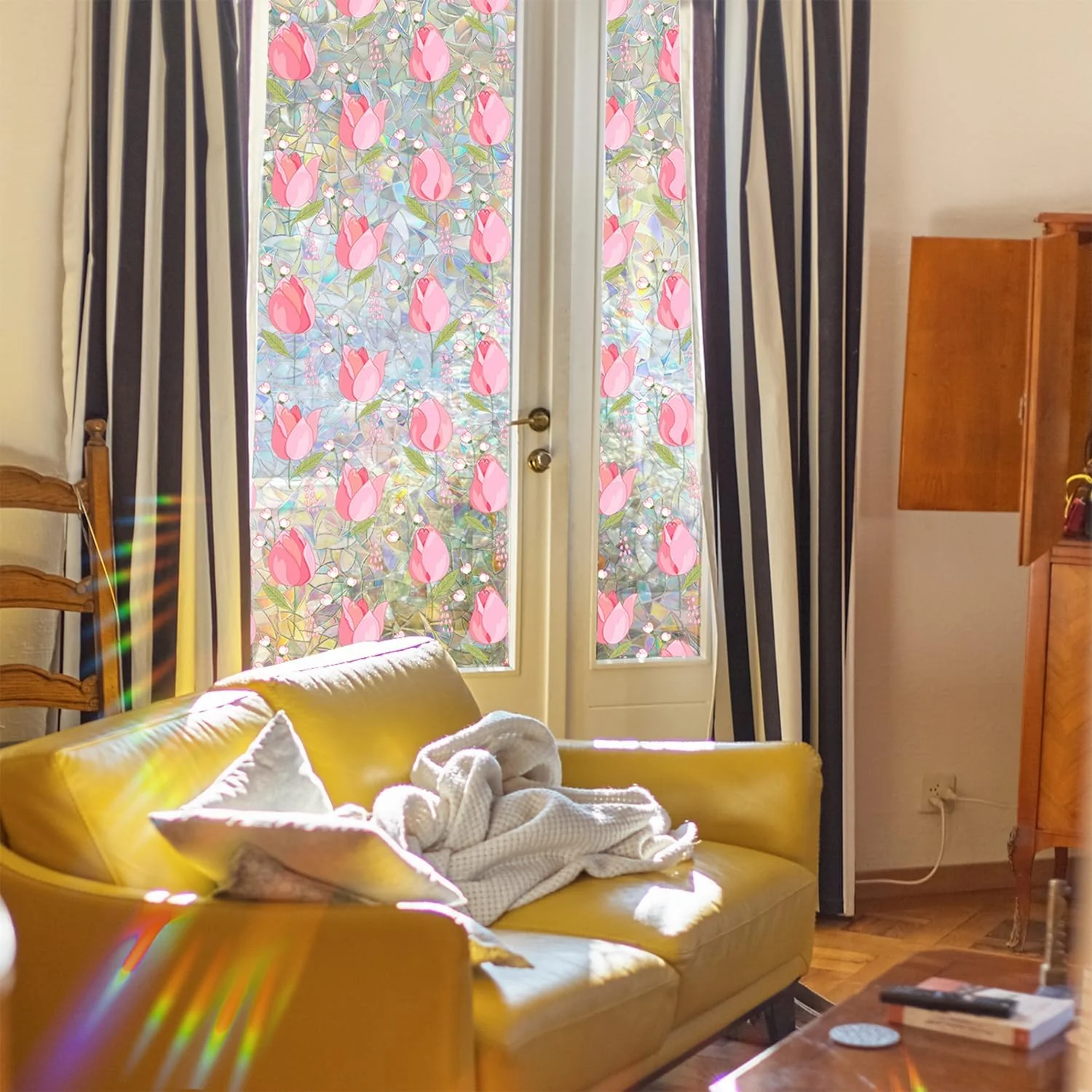 UV-Schutz Regenbogen-Glasaufkleber für die Privatsphäre zu Hause - Image 19
