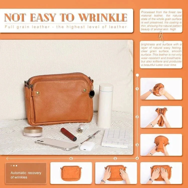 Velura – Elegante Leder Crossbody-Tasche - Image 2