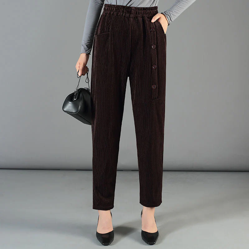 Carol - Damen Cordhosen mit hoher Taille - Image 2