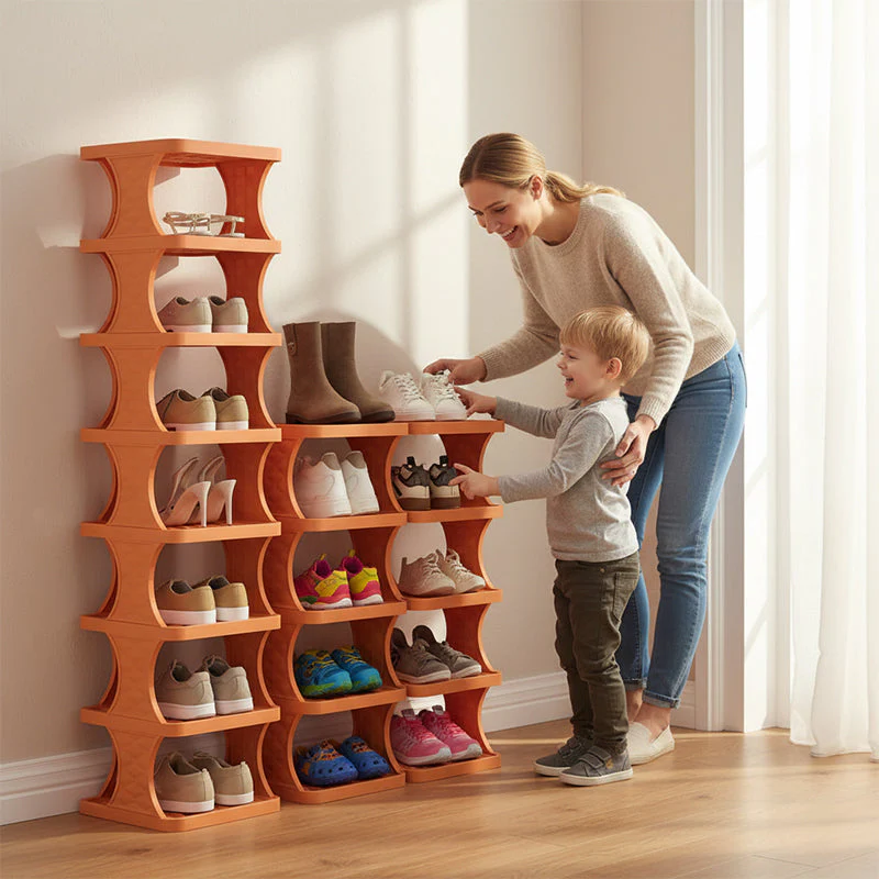 VertiStep – Multi-Layer Vertikaler Schuhregal-Organizer