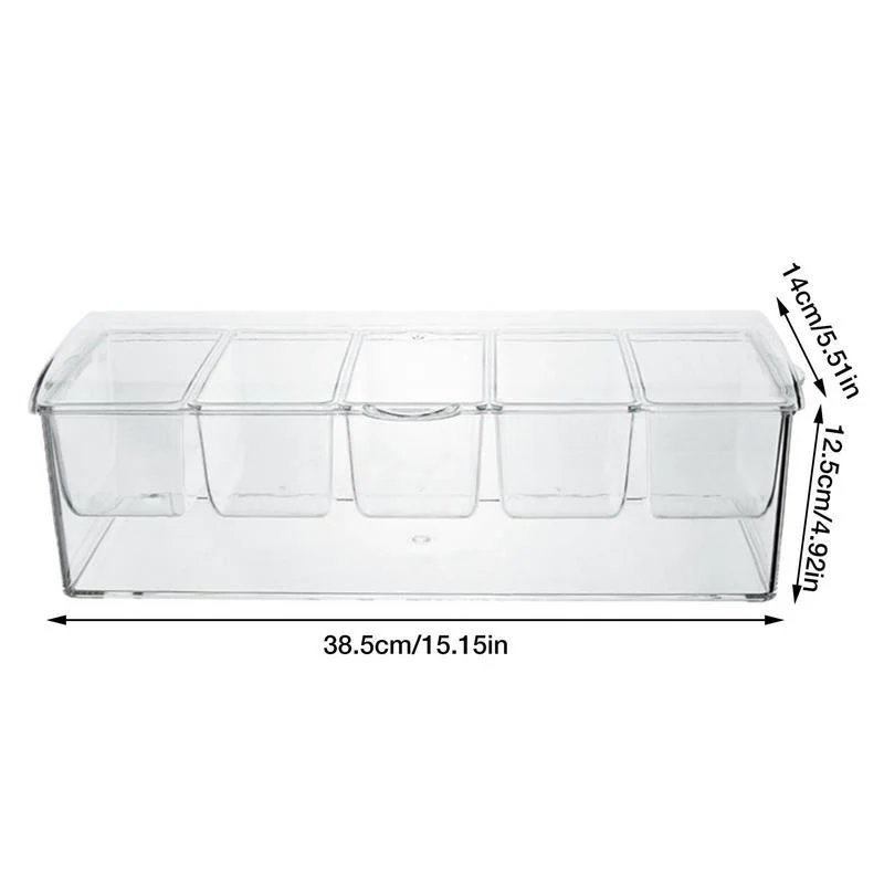 Vielseitiger Schalenbehälter mit 5 Schalen - Image 9