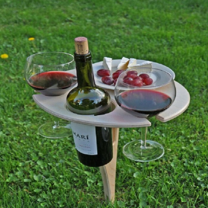 Vino™ - Faltbarer Picknicktisch mit Weinhalterung | 50% RABATT - Image 2