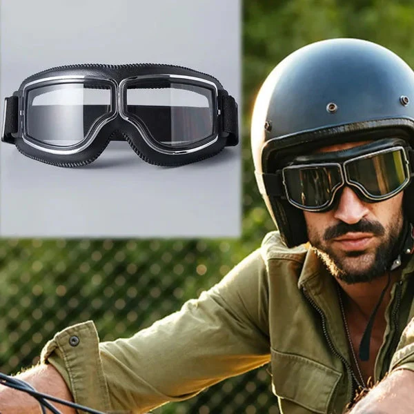 RideGuard — Vintage Motorradbrille | 50% RABATT - Image 2