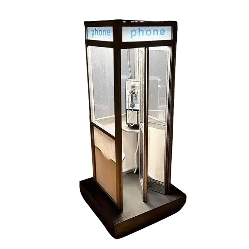 Vintage Telefonzellenlampe – Tauchen Sie ein in Nostalgie - Image 2