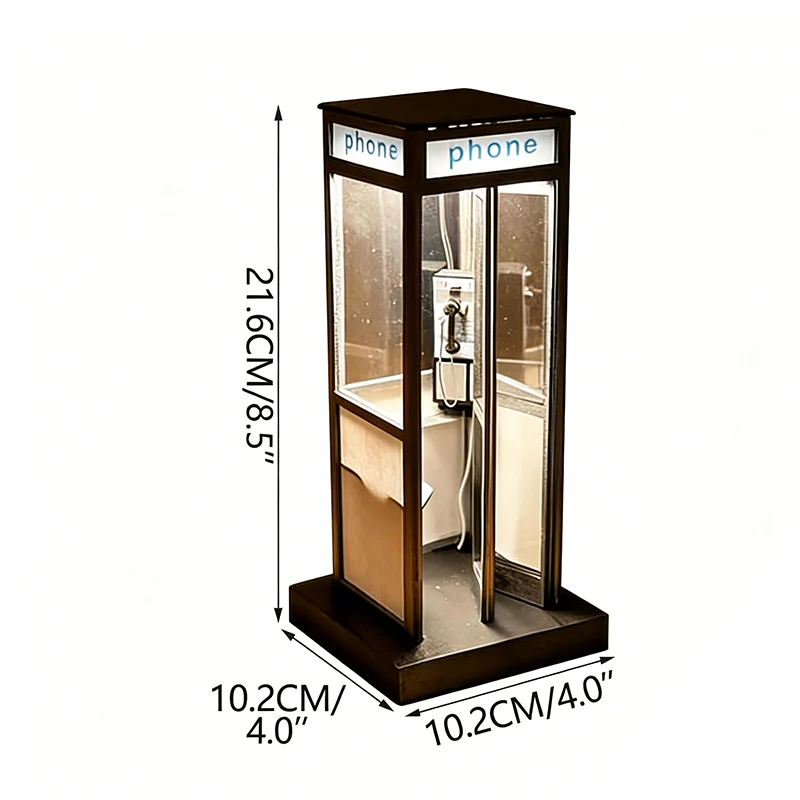 Vintage Telefonzellenlampe – Tauchen Sie ein in Nostalgie - Image 8