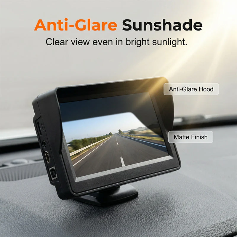 VisiGuard 4,3” Auto-Monitor – Sicherer Fahren, Mehr Genießen