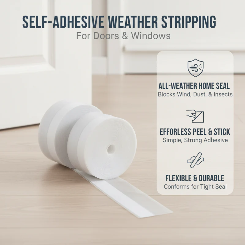 WeatherShield Streifen — Sofortiger Komfortdurch Dichtung