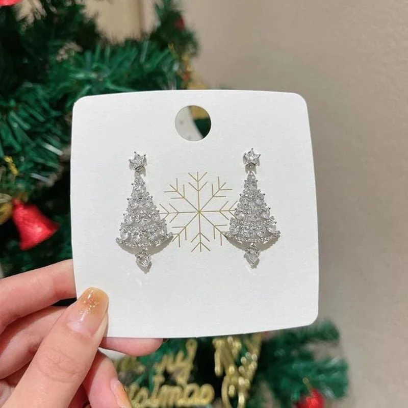 Weihnachtsbaum-Ohrringe - 925 Silber Ohrstecker | 50% RABATT - Image 3