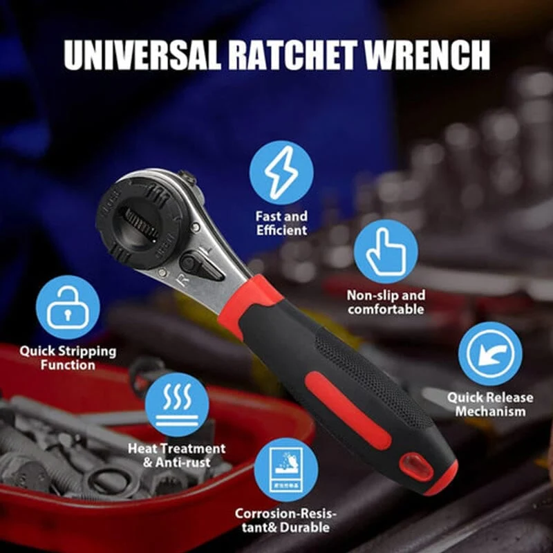 WerkMax - Vielseitiger und Langlebiger Universal-Ratschenschlüssel | 50% RABATT - Image 6