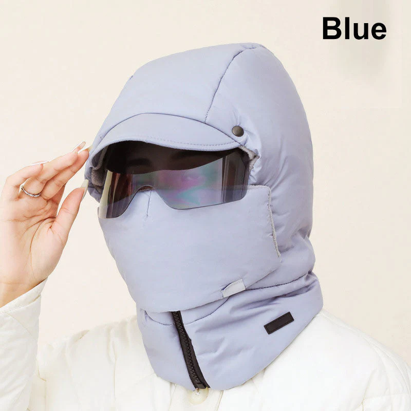 Winddichte, voll abdeckende Outdoor-Reitmaske mit Schutzbrille - Image 11
