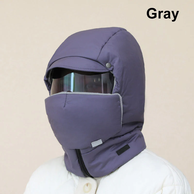Winddichte, voll abdeckende Outdoor-Reitmaske mit Schutzbrille - Image 12