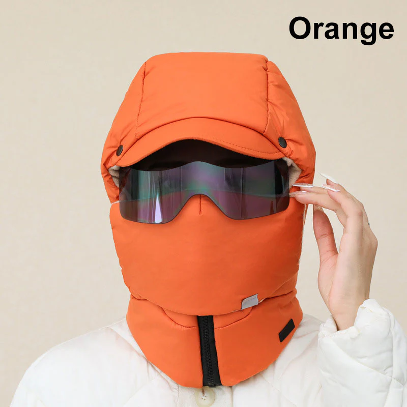 Winddichte, voll abdeckende Outdoor-Reitmaske mit Schutzbrille - Image 14