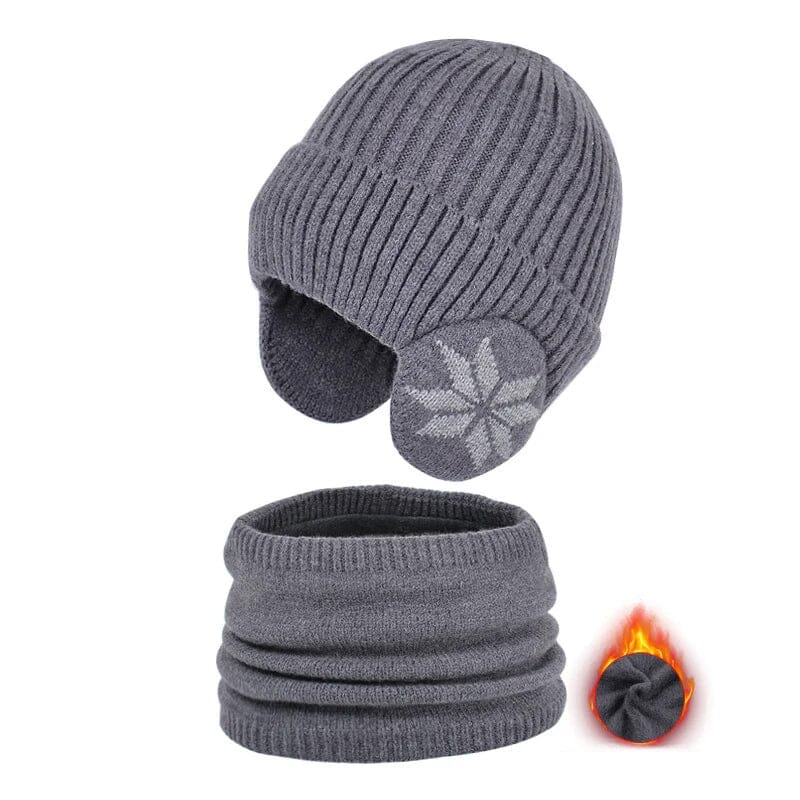 Winter Beanie Mütze Schal Sets Warme Strickmütze - Image 18