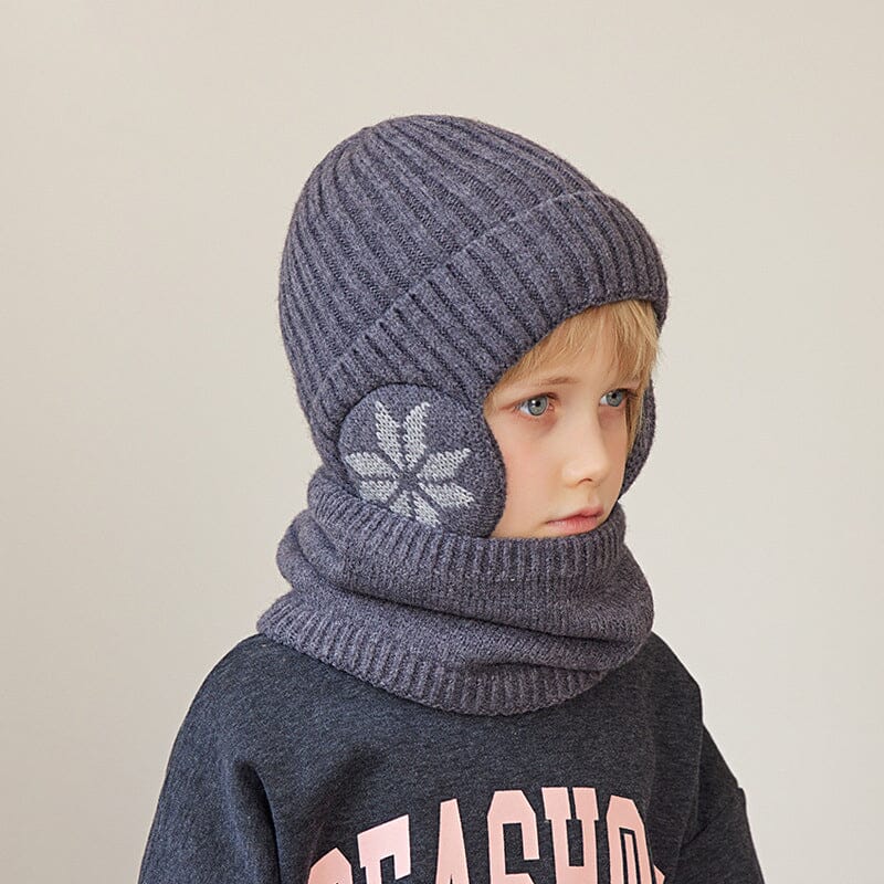 Winter Beanie Mütze Schal Sets Warme Strickmütze - Image 9