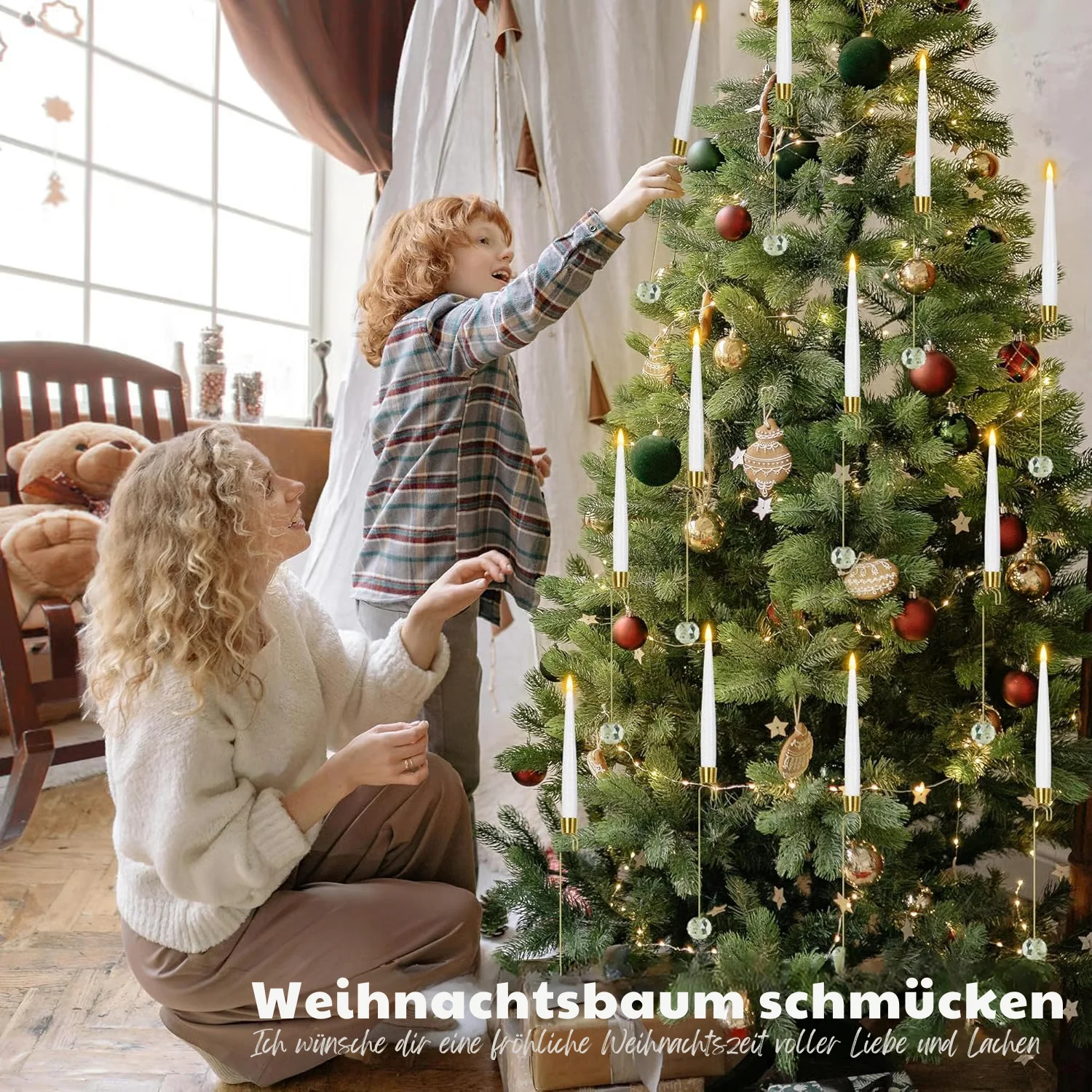 X-MasGlow – LED Weihnachtsbaumkerzen | 50% RABATT