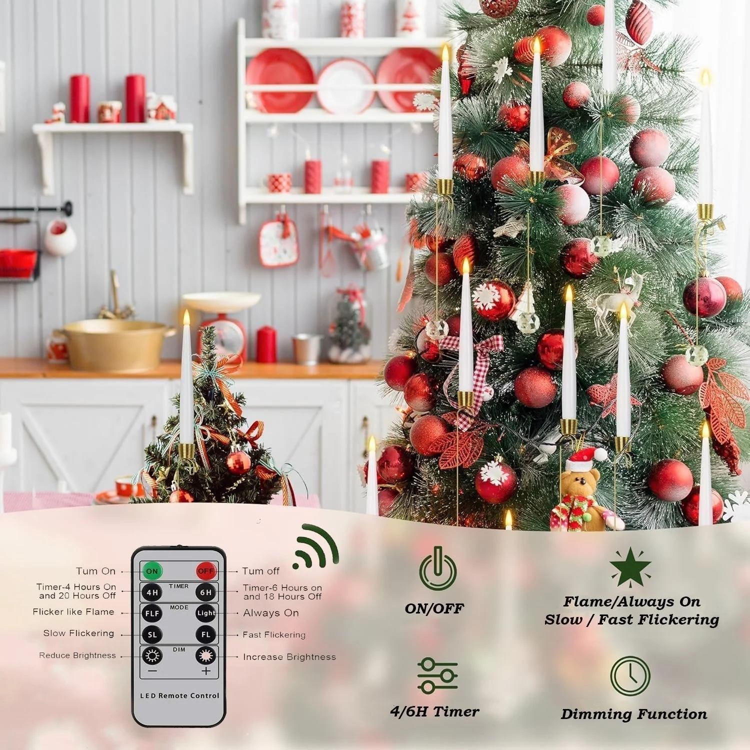 X-MasGlow – LED Weihnachtsbaumkerzen | 50% RABATT - Image 4