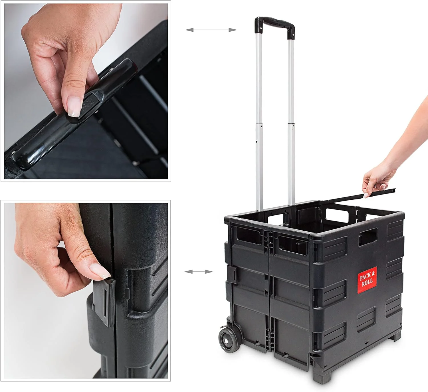 Zusammenklappbarer Einkaufswagen bis 35 kg - Image 24