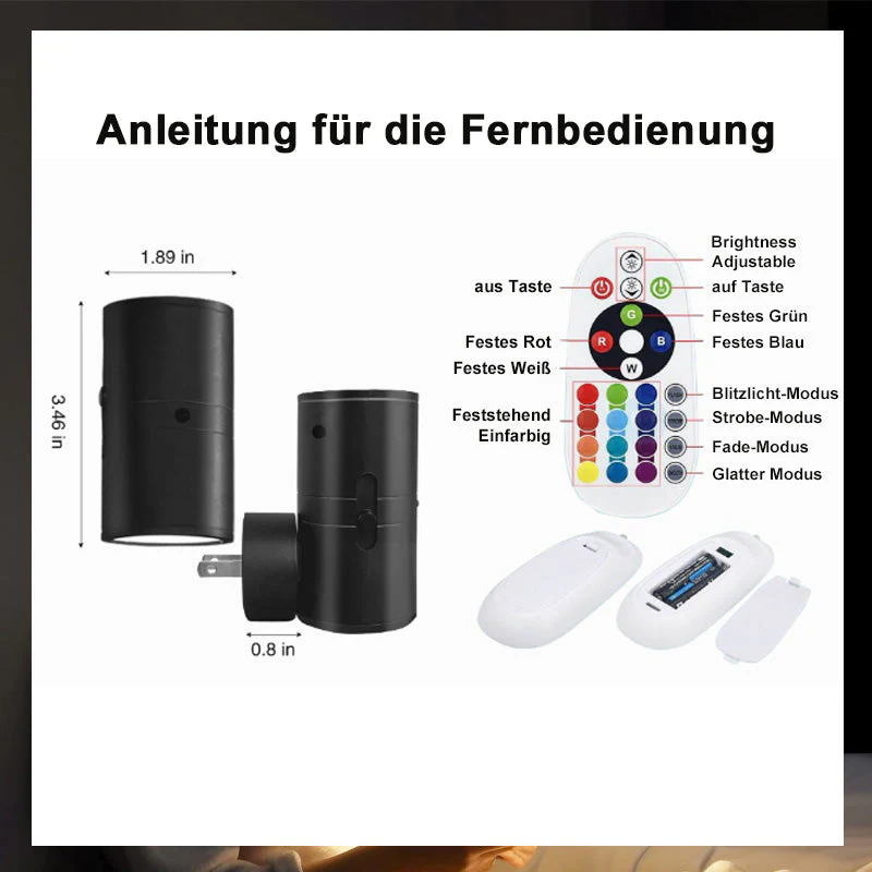 Zylindrisches LED-Nachtlicht - Image 7
